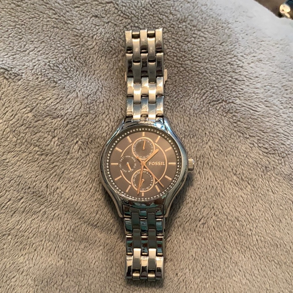 Fossil large face watch